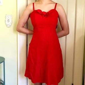 NWT Red Old Navy Cami Dress w/ Bow
